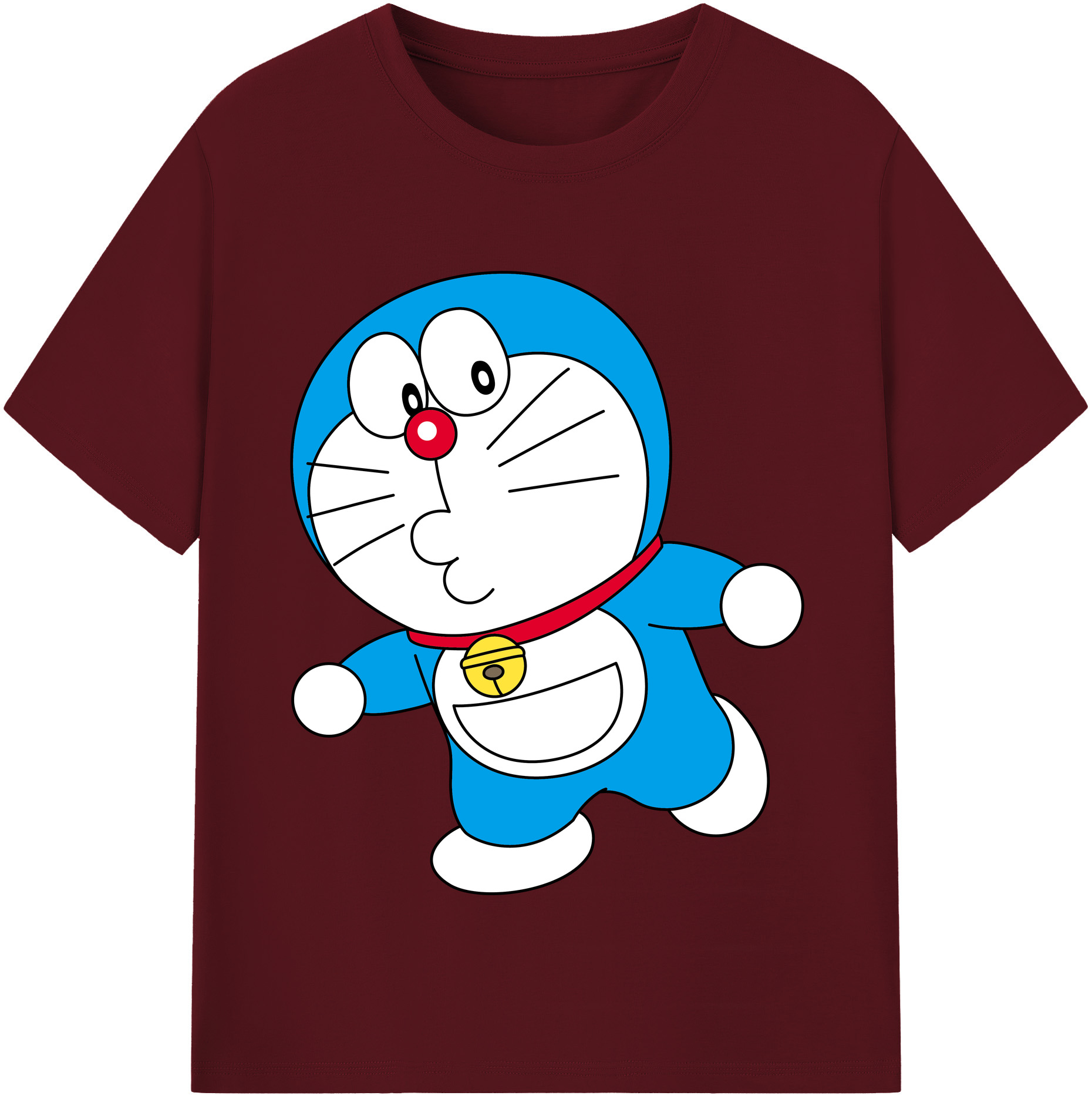 （画像用） ドラえもん Doraemon 綿100％半袖Tシャツ（フロントプリント）